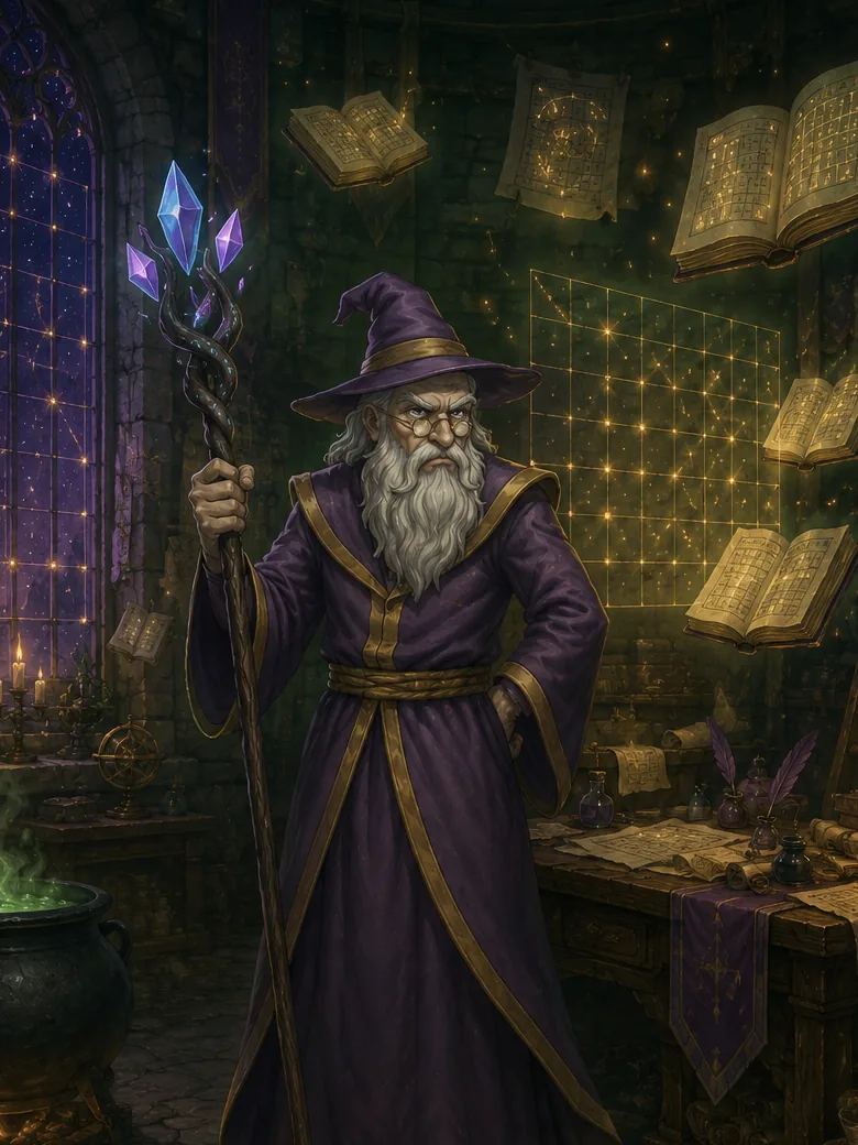 Wizzy Rangewood, Grand Mage of the Sanctum